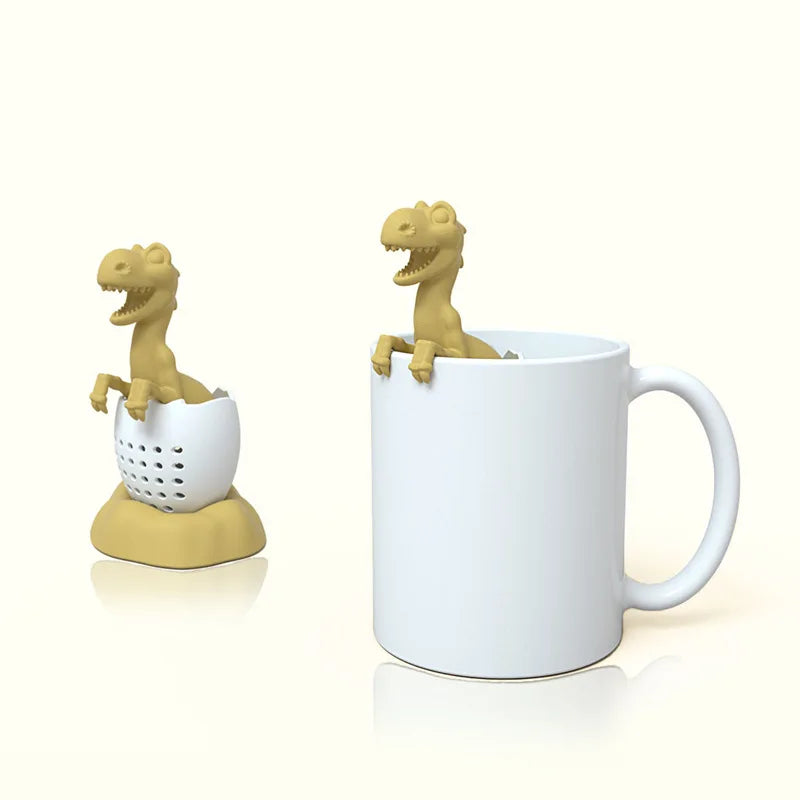 Reusable Silicone Tea Infuser Funny Dinosaur Shape