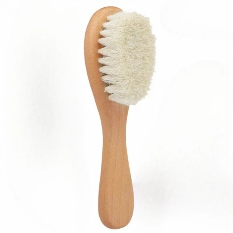 Baby Wooden Brush Comb  Head Massager