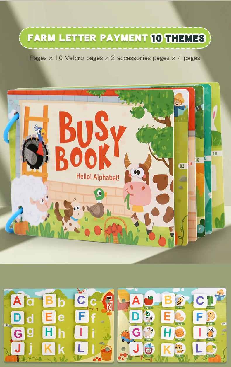 Puzzle Book Word Recognition Children's Early Education