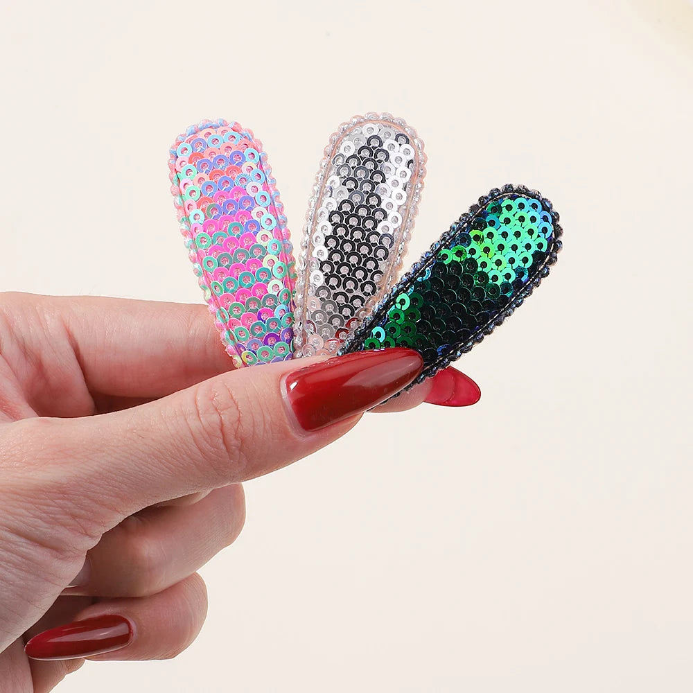 10Pcs/Set  BB Hair Clips for Kids Handmade