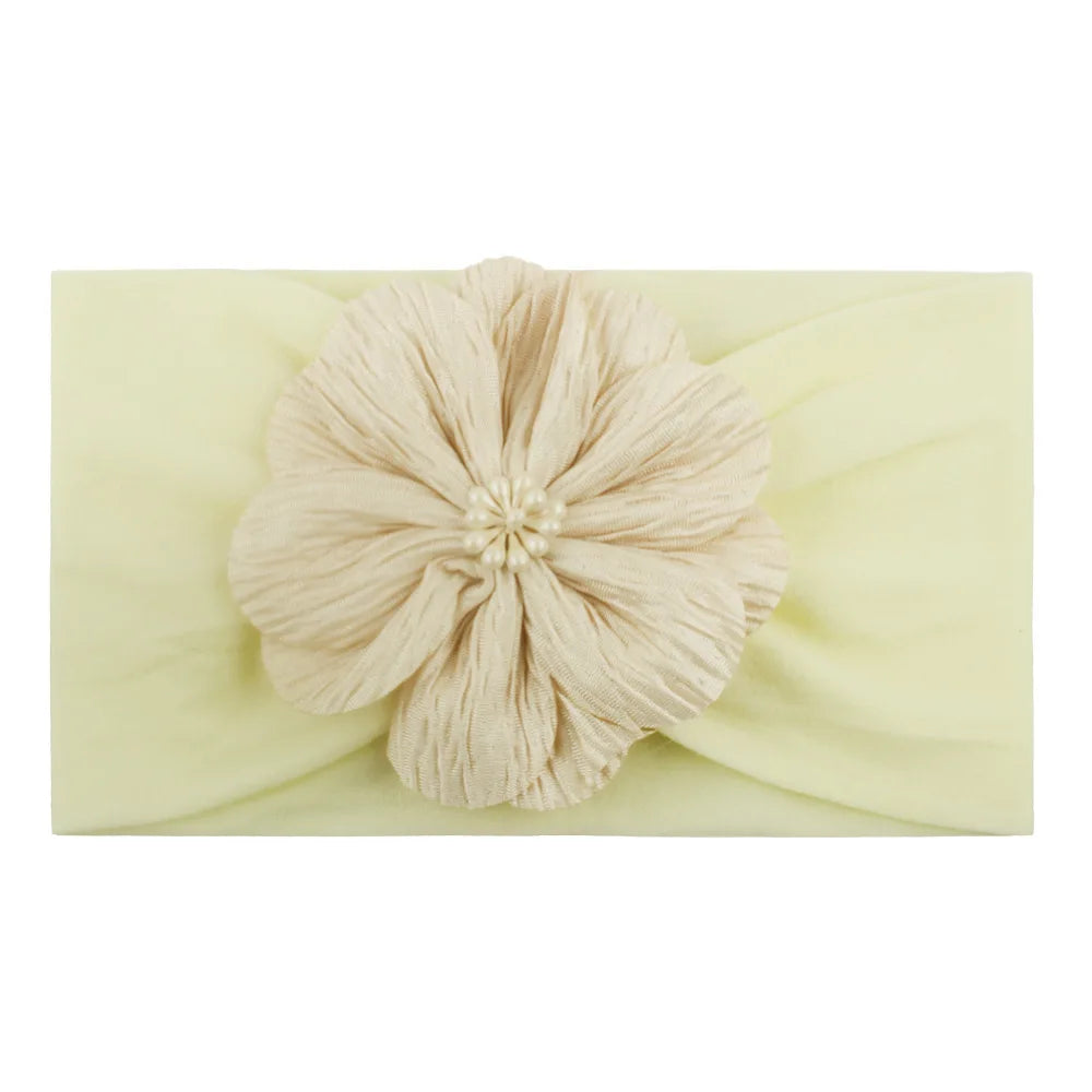 13 Colors Flower Baby Headband Soft and Elastic