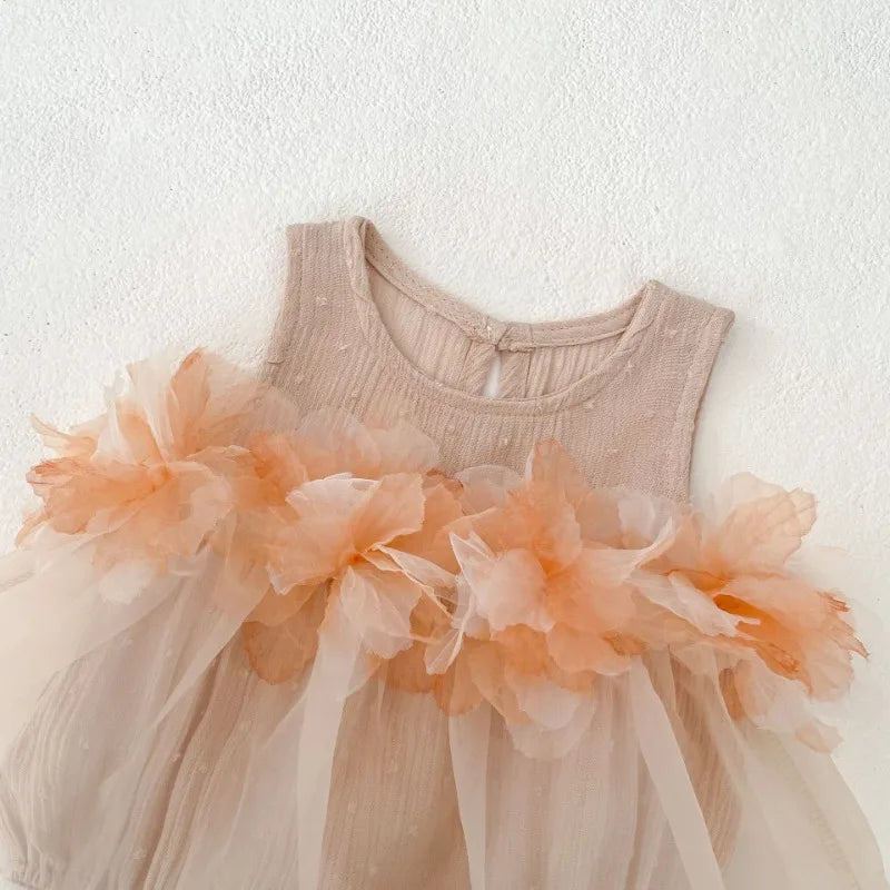 HoneyCherry Summer Clothing for Baby Girls Aged 0-2 Years Old.