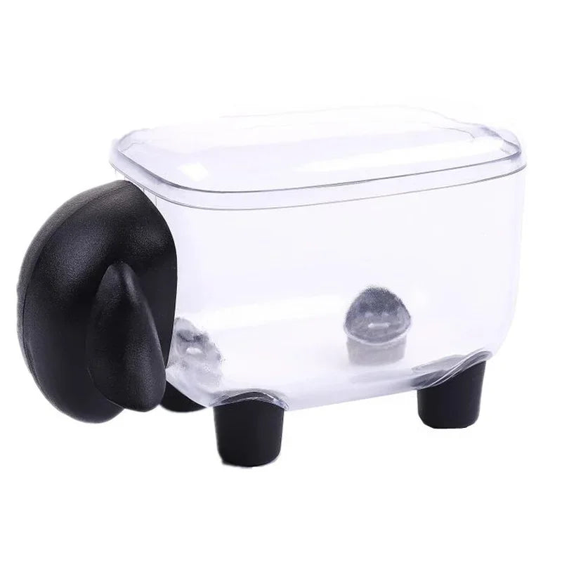 3pcs Transparent Little Sheep Acrylic Makeup Organizer