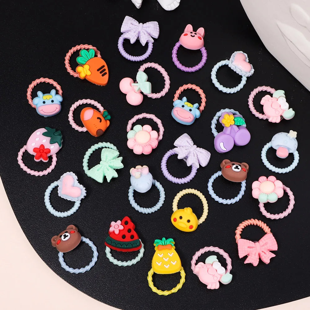 10Pcs Cartoon Hairbands Set for Girl