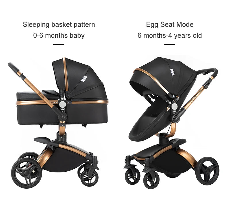 3 in 1 Strollers Baby Trolley