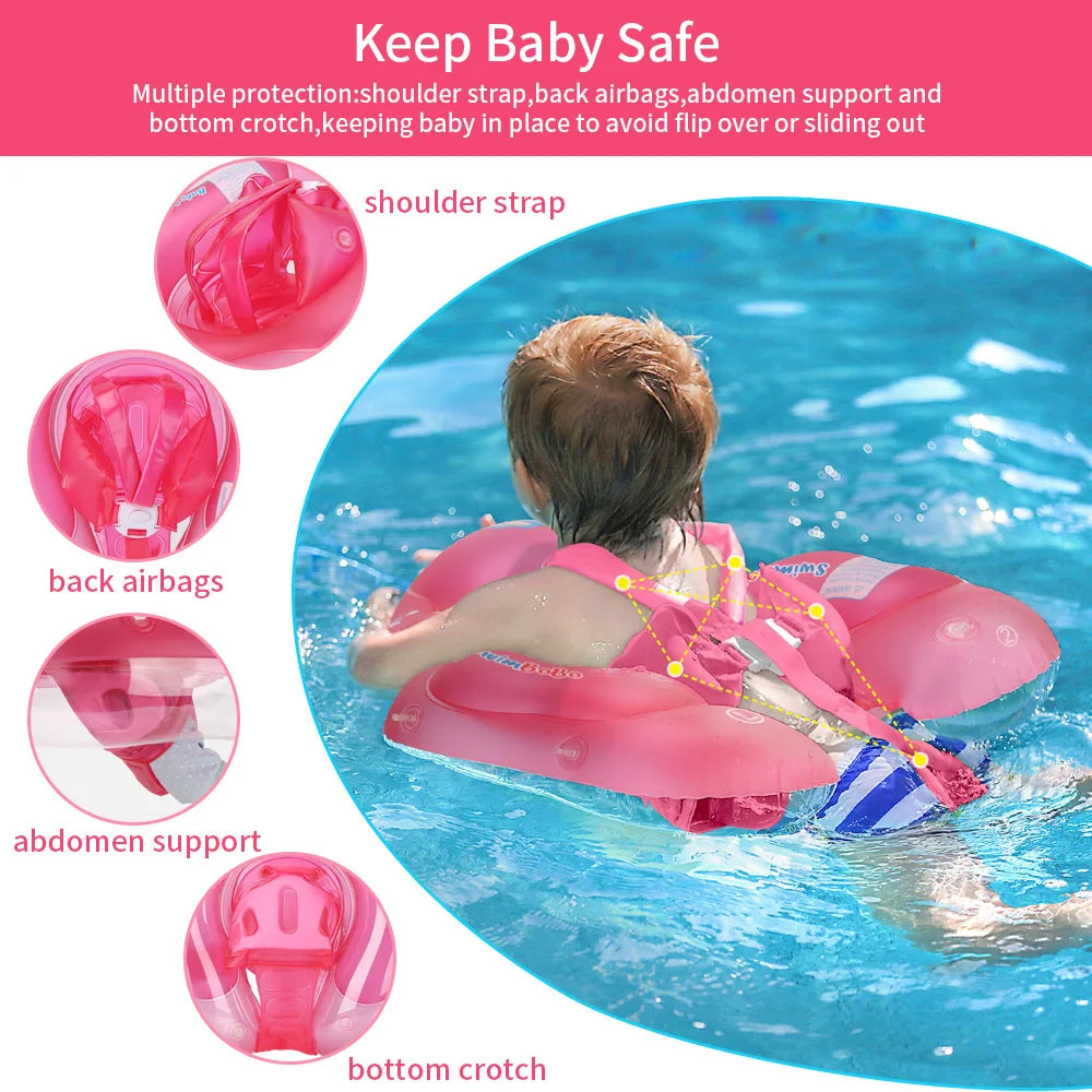 Baby Swimming Float With Canopy Inflatable