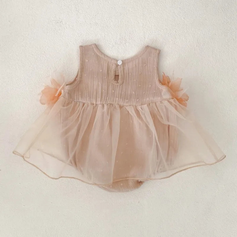 HoneyCherry Summer Clothing for Baby Girls Aged 0-2 Years Old.