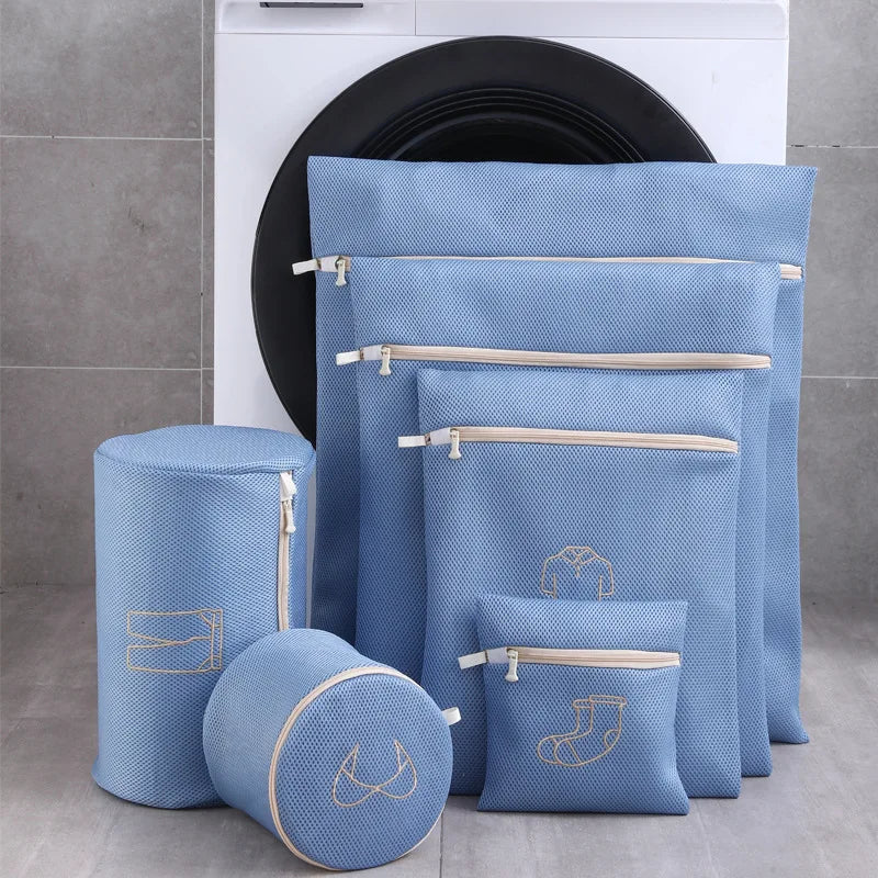 6 Size Set Embroidery Washing Machine Laundry Bag