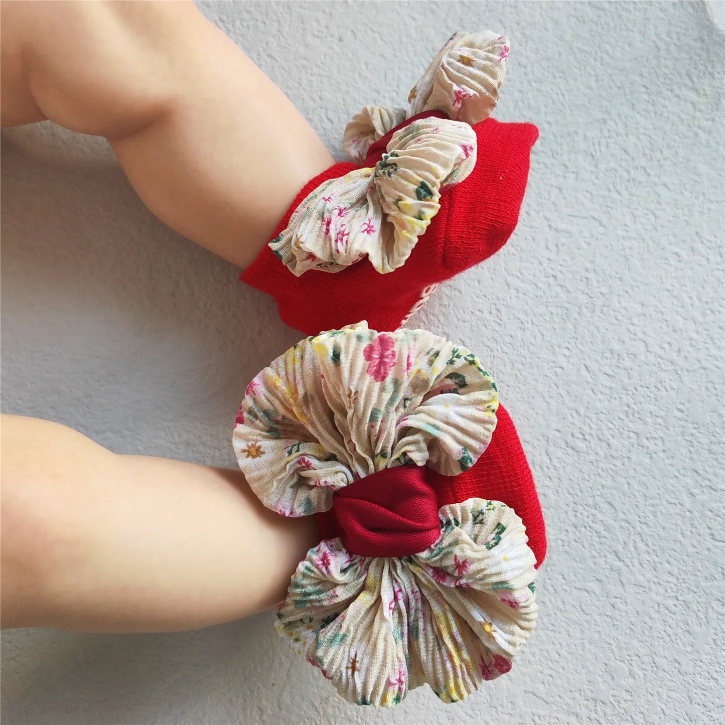 2Pcs/Set Lace Flower Baby Girl Headband Socks