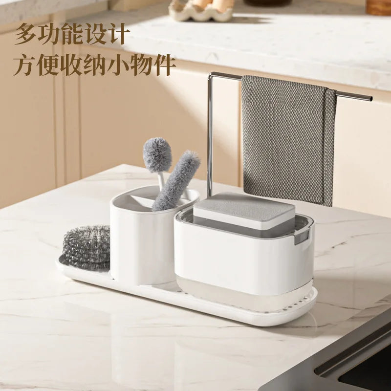 4-in-1 Kitchen Soap Dispenser Set