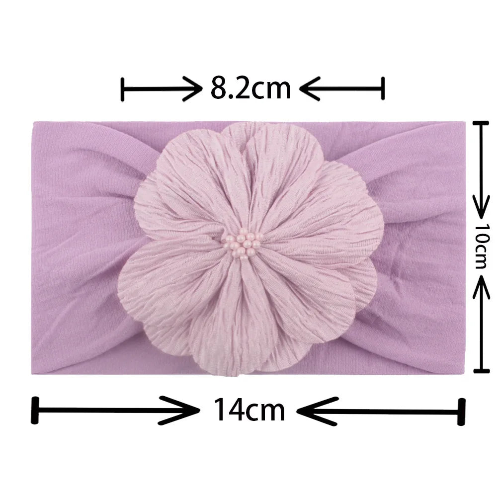 13 Colors Flower Baby Headband Soft and Elastic