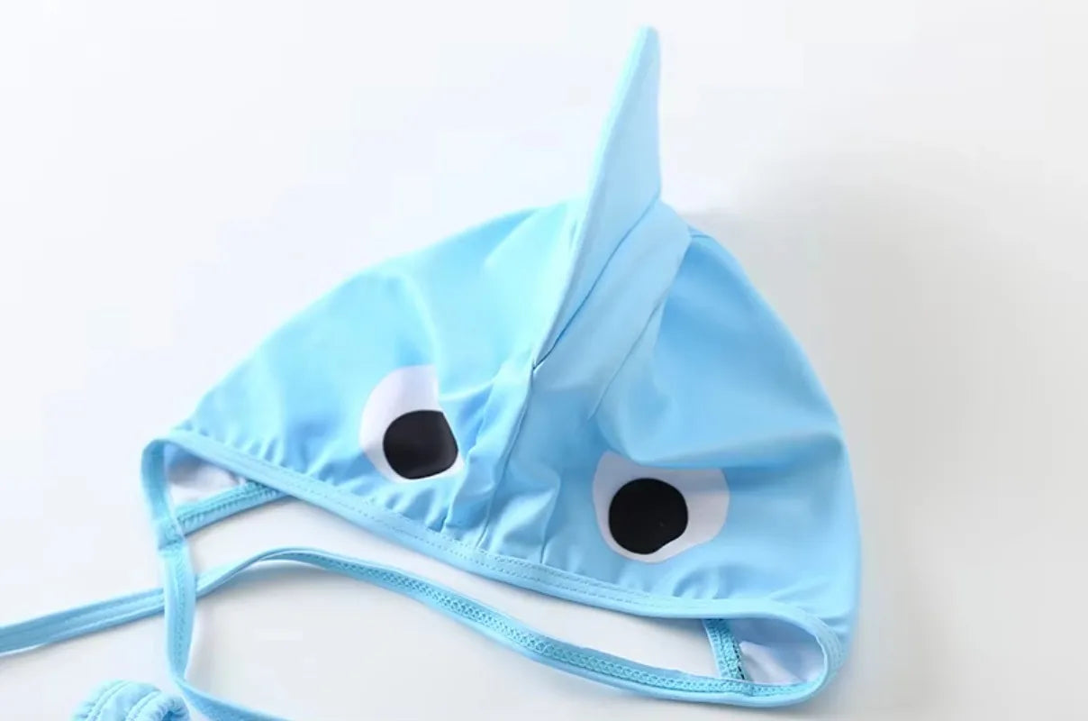 New Children's Swimsuits Adorable Shark-themed One-piece Swimsuits