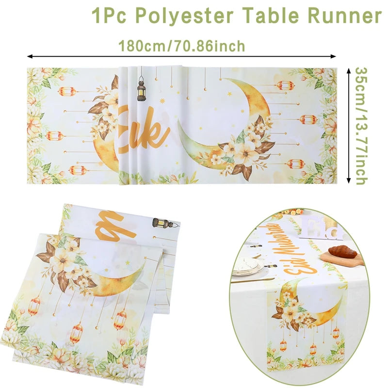 Ramadan Decoration 2025 Table Runner