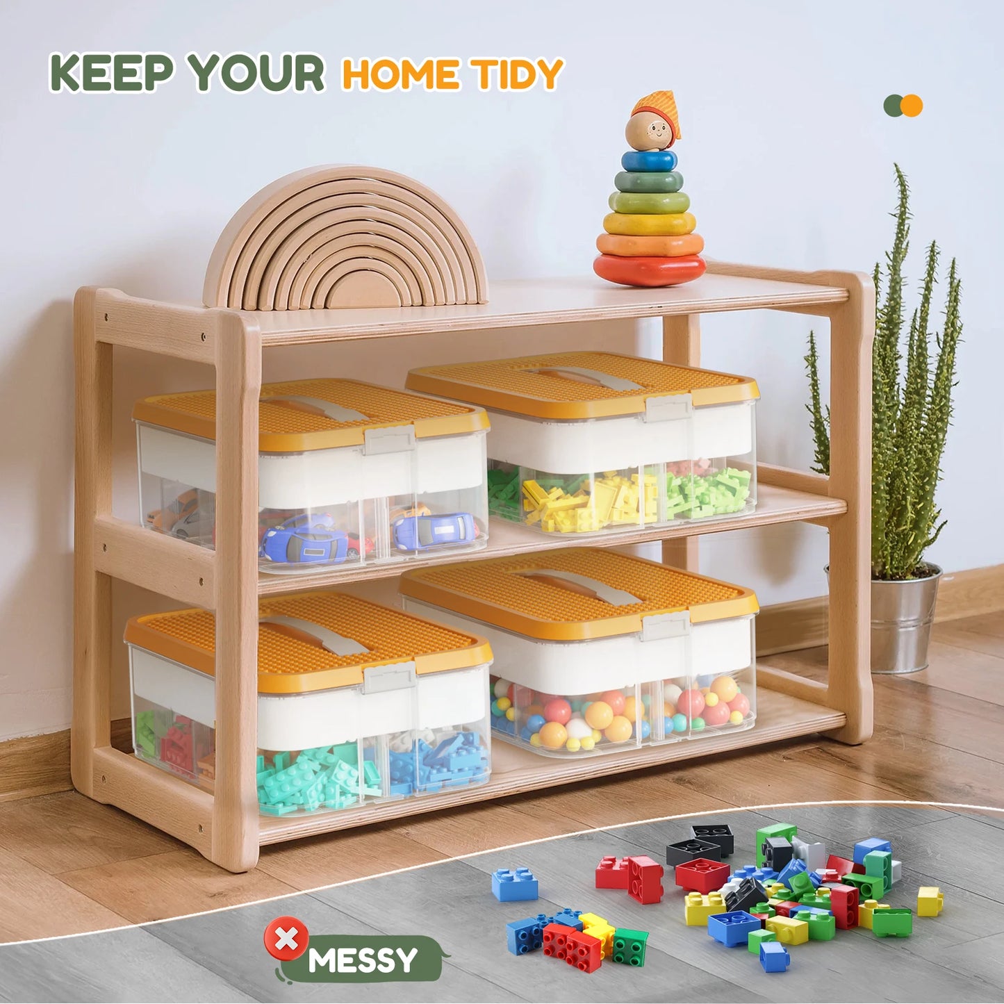 Kids Building Blocks Storage