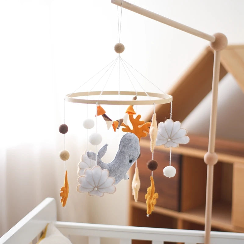 Baby Crib Mobile Bed Bell Rattle