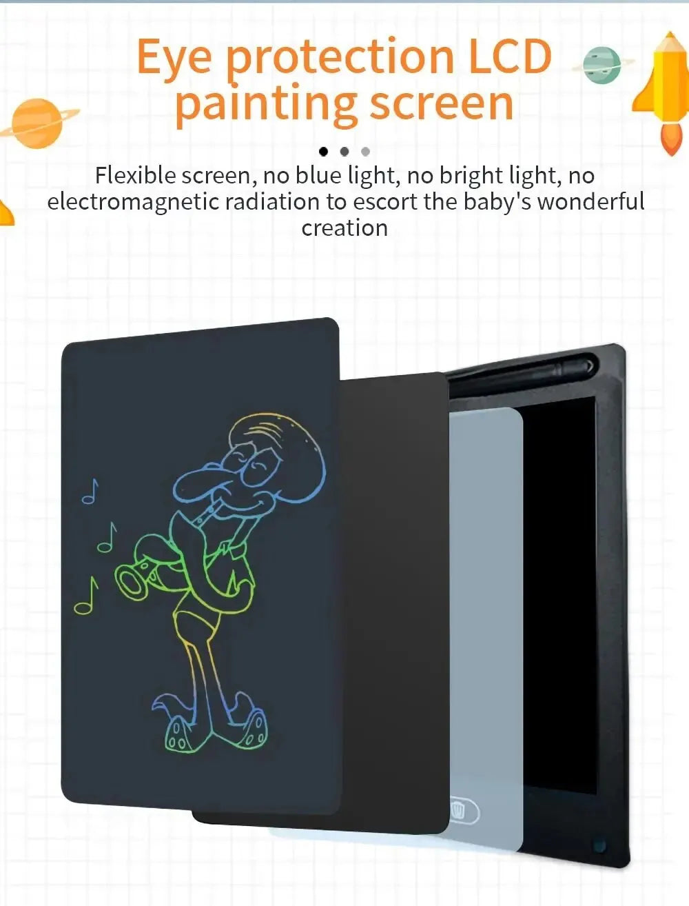 LCD Writing Tablet Kids Drawing Board