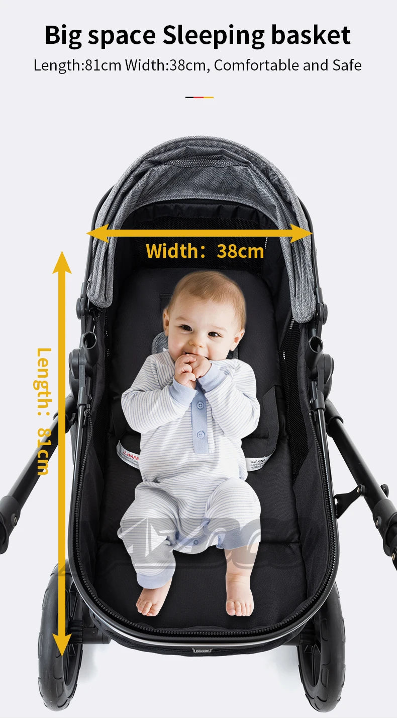 Newest Baby Stroller 3 in 1