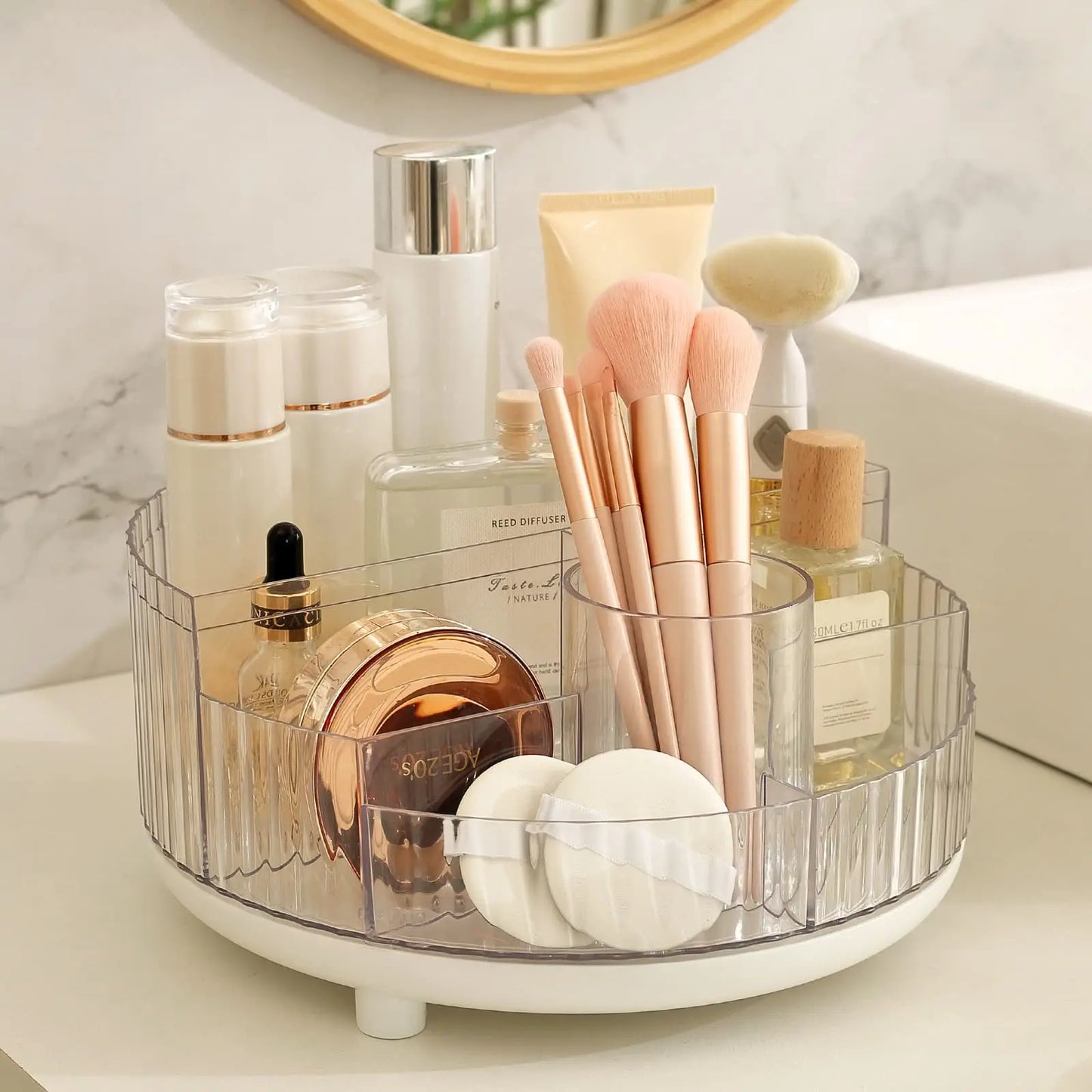 360° Rotating Makeup Organizer