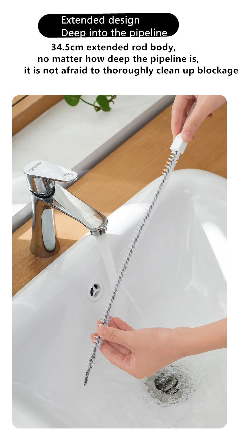 Sink Cleaning Drain Pipe Flexible