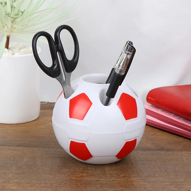 Pen Pencil Holder Football Shape