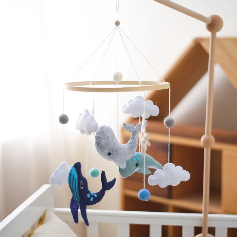 Baby Crib Mobile Bed Bell Rattle