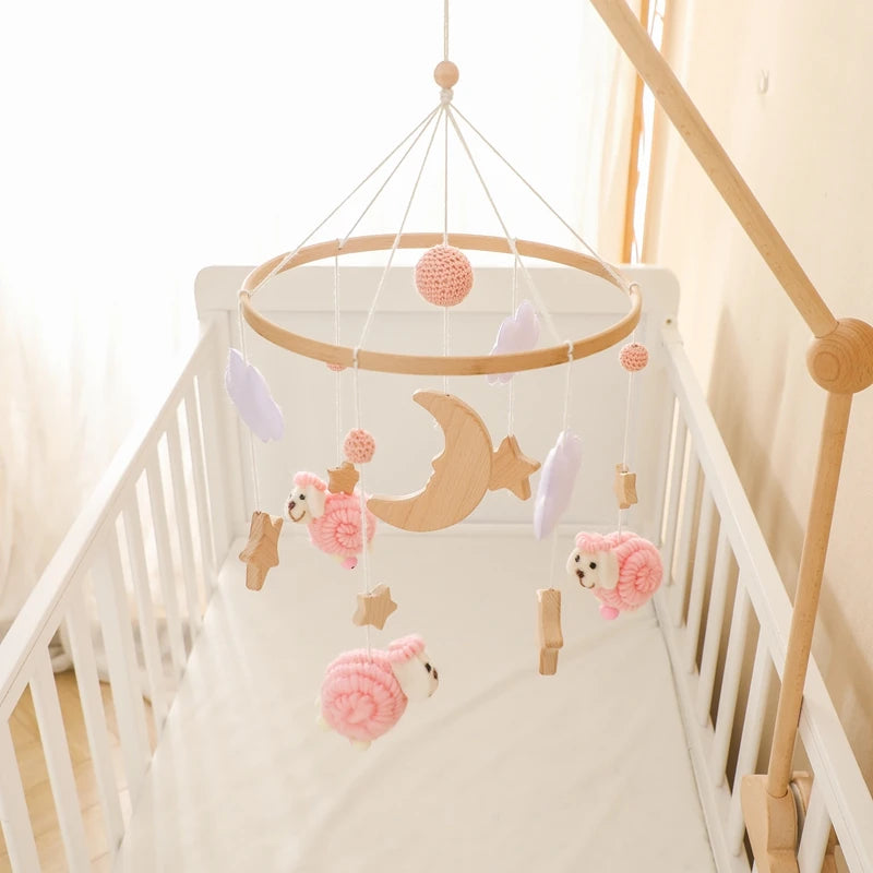 Baby Crib Mobile Bed Bell Rattle