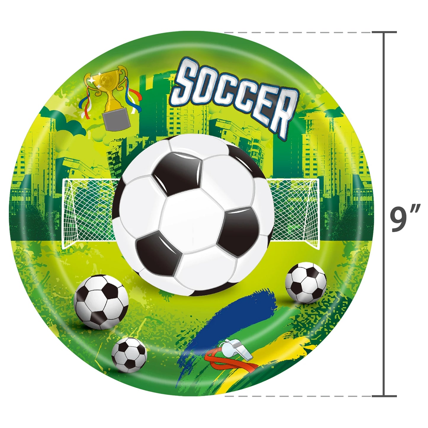 Soccer Football Birthday Decorations Aluminum Film Balloon Tableware Plate Cup Napkins Tablecloth Baby Shower Party Supplies