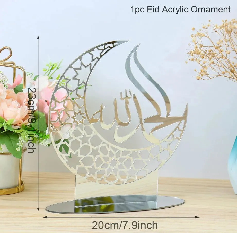 Eid Mubarak Ornaments Ramadan Decortion for Home 2025