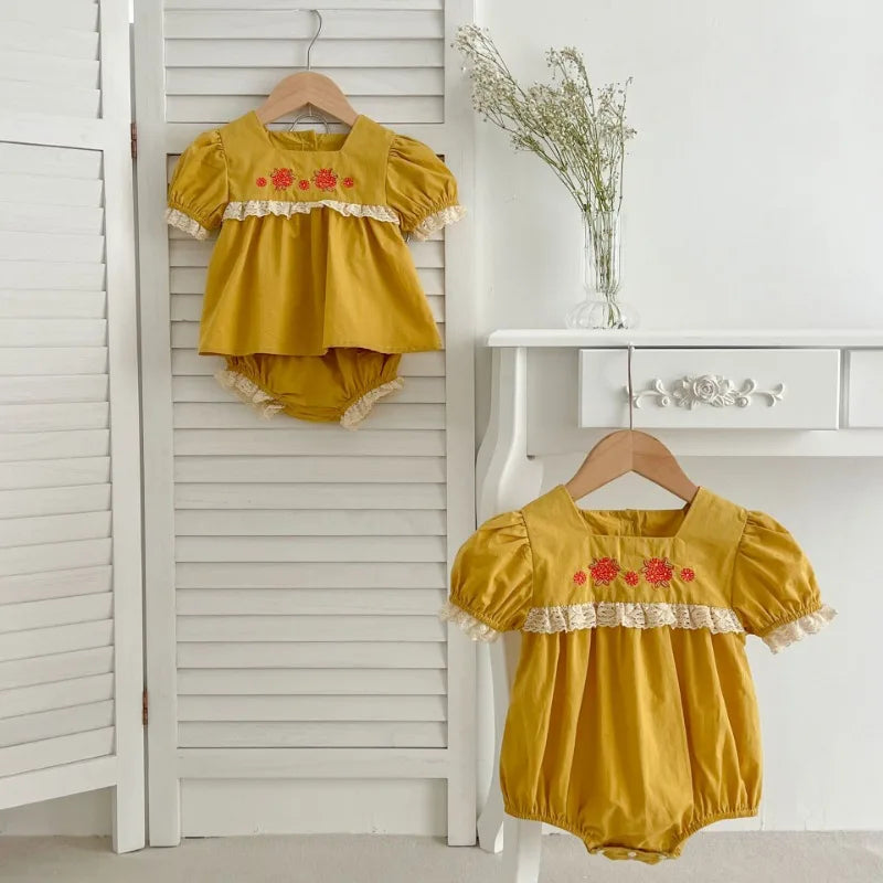 Baby Girls Cotton Clothing Set