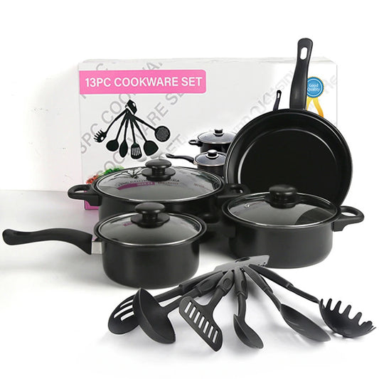 13-Pieces/Set Non-Stick Pots And Pans Set Kitchen