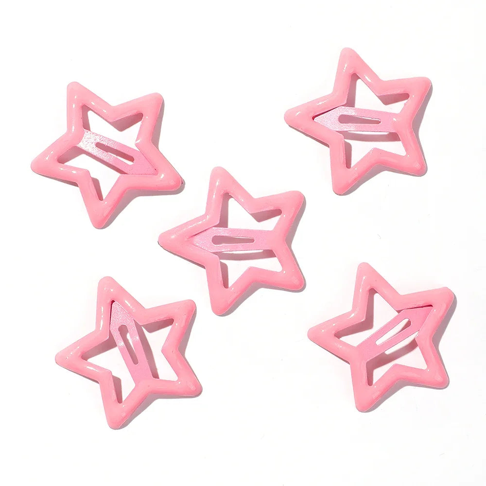 50 Pcs/set  Ornament Hair Clips Girls