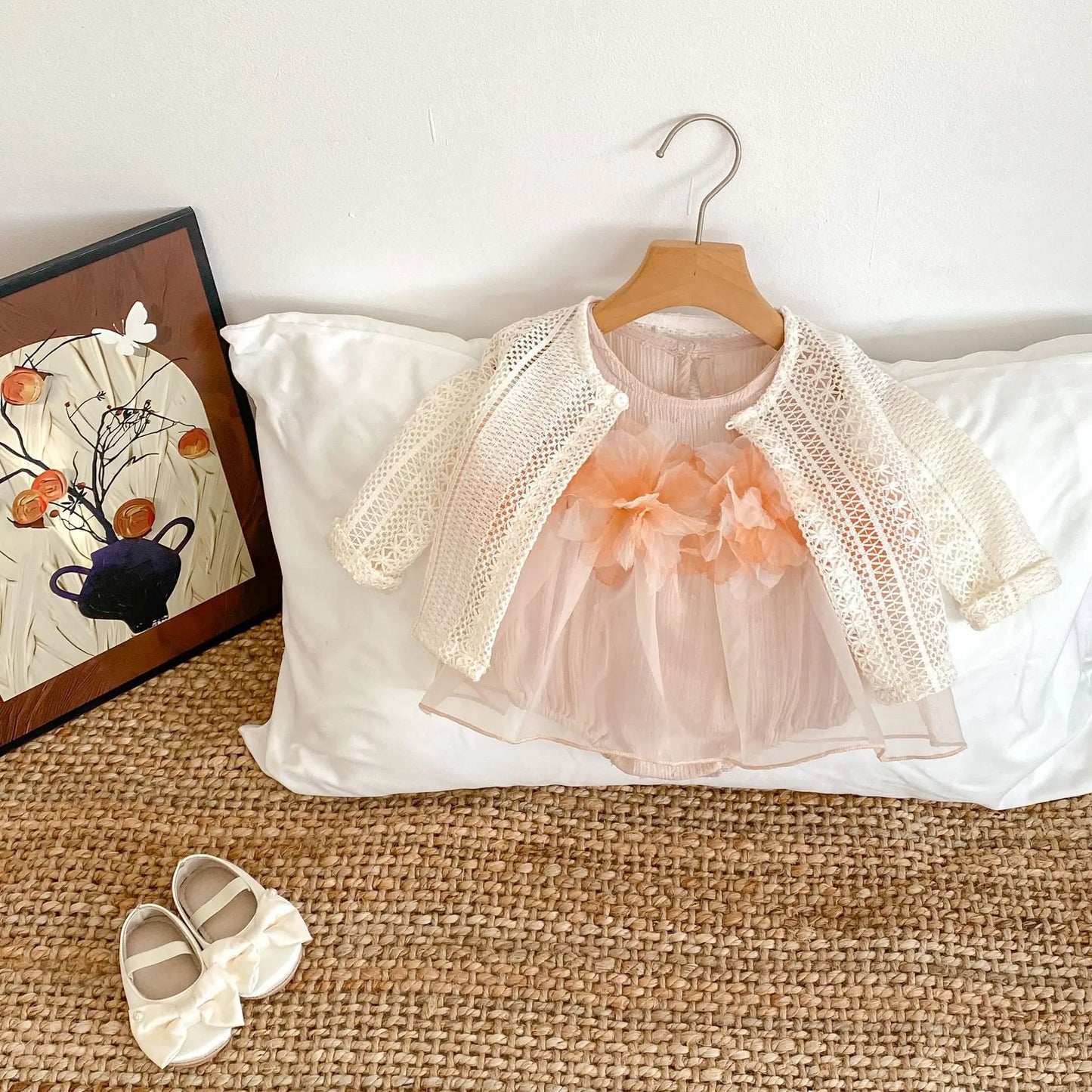 HoneyCherry Summer Clothing for Baby Girls Aged 0-2 Years Old.