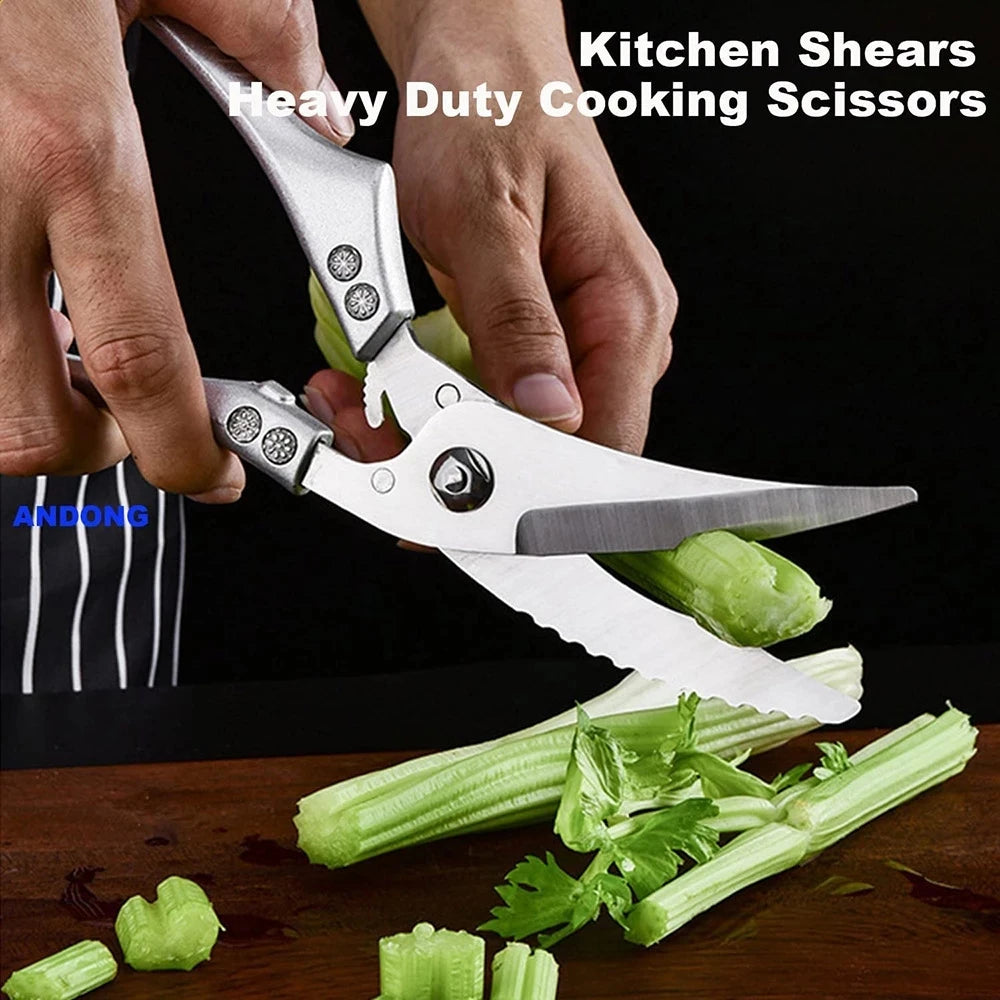 Stainless Steel Food Scissors Multifunctional Kitchen