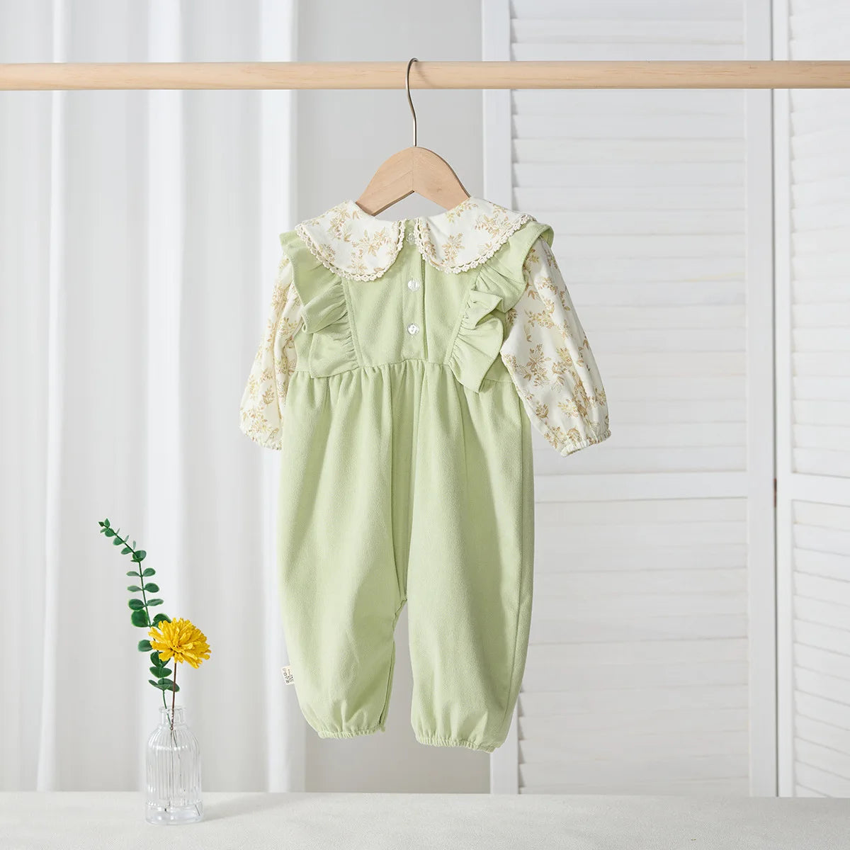 Spring Baby Girl Long-sleeved Romper