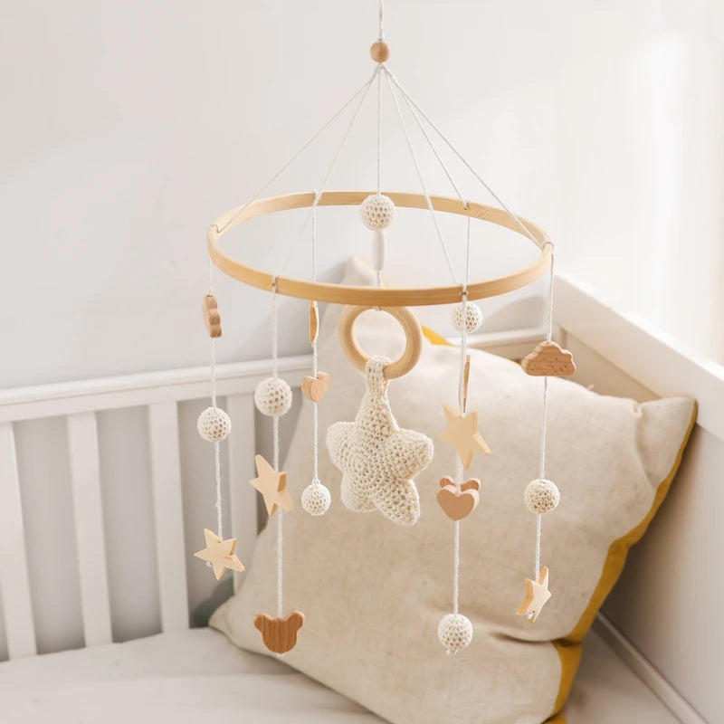 Baby Crib Mobile Bed Bell Rattle