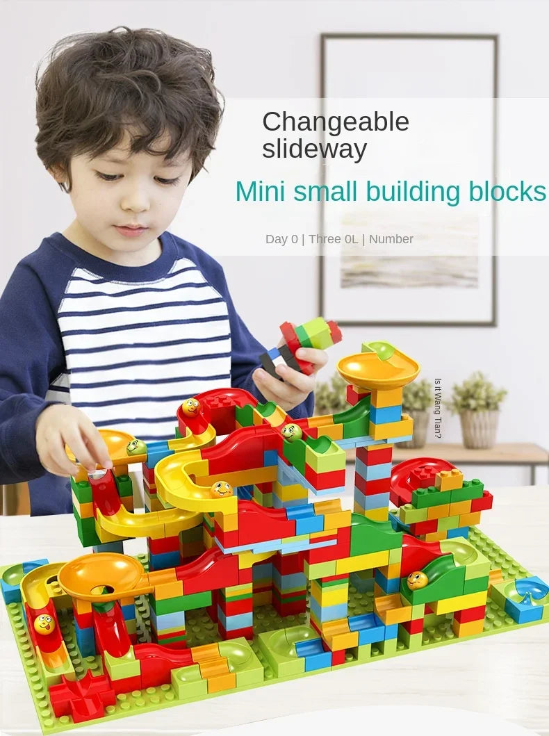 Maze Ball Track Building Blocks Baby Brain