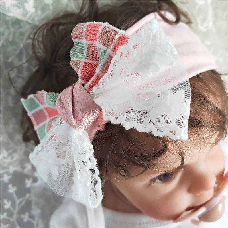 2Pcs/Set Lace Flower Baby Girl Headband Socks