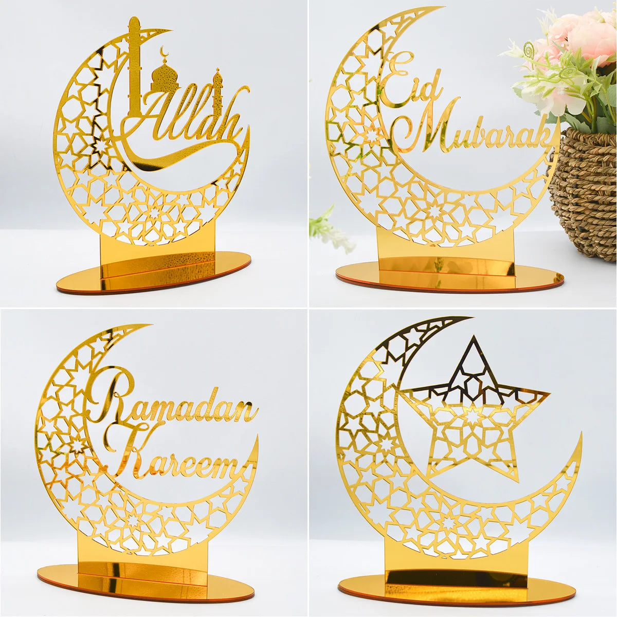 Eid Mubarak Ornaments Ramadan Decortion for Home 2025