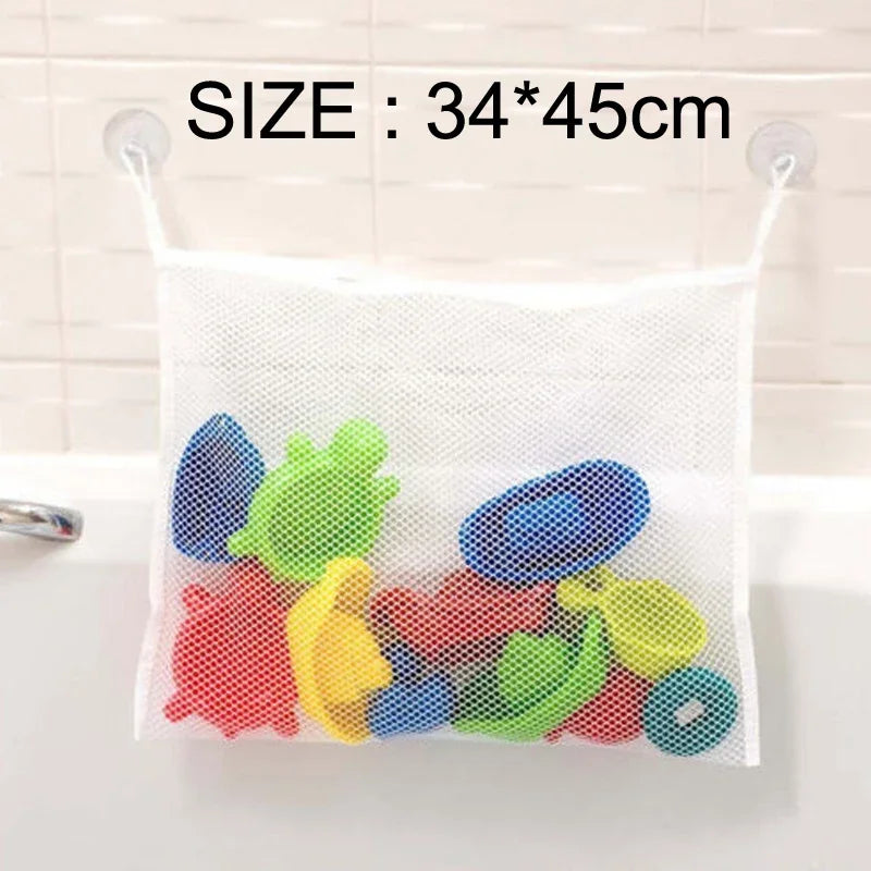 Baby Shower Bath Toys Storage Mesh with Strong Suction Cups