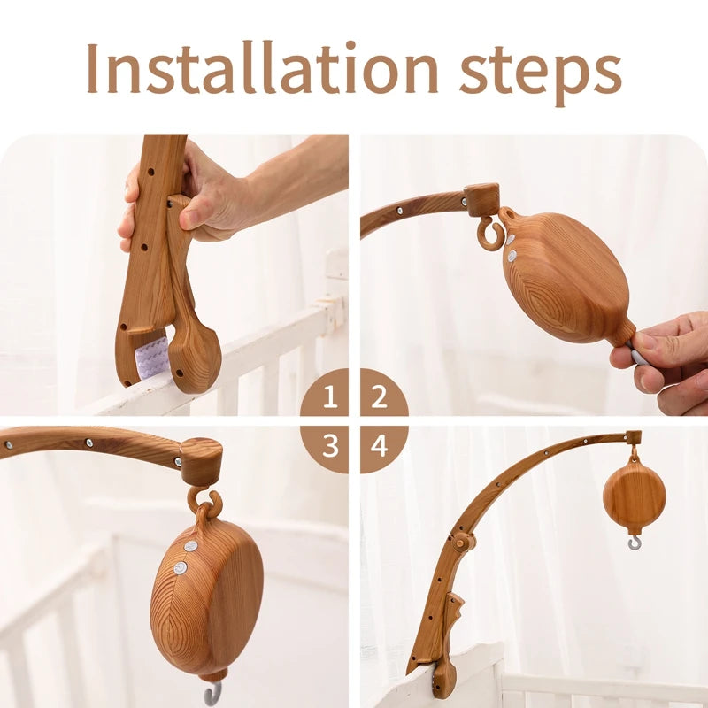 Baby Crib Bed Bell Holder