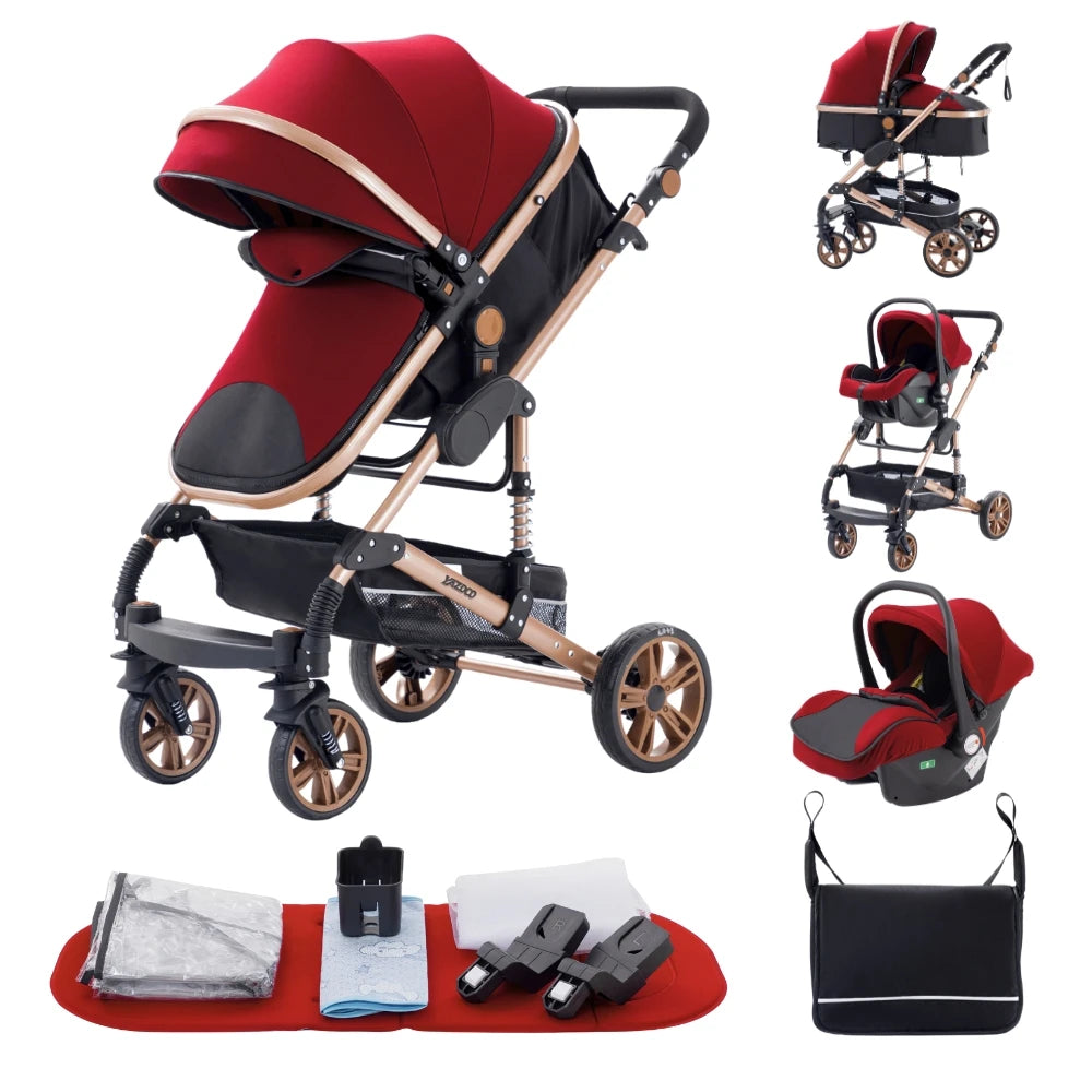 Newest Luxury Baby Stroller 3in1