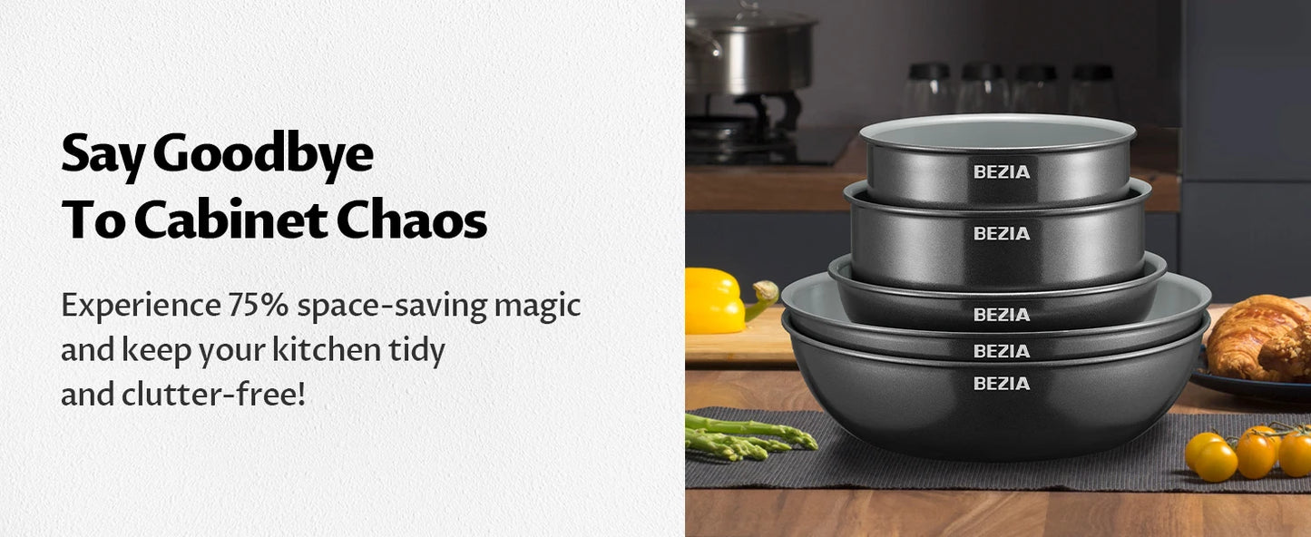 Induction Cookware with Healthy Ceramic Coating