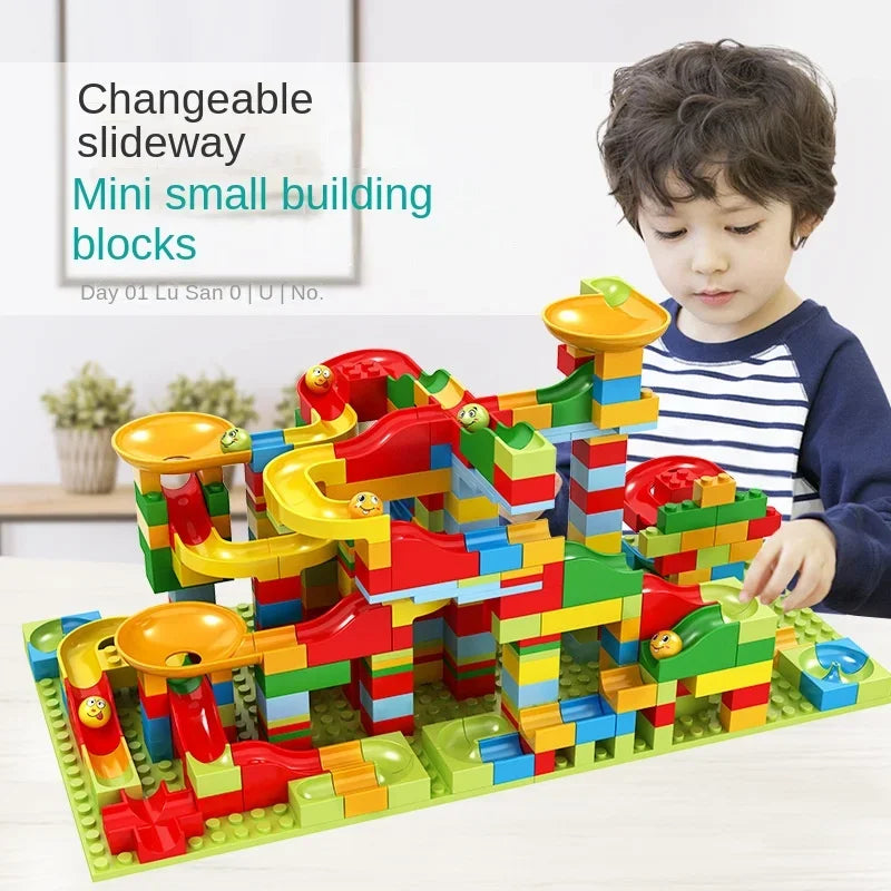 Maze Ball Track Building Blocks Baby Brain