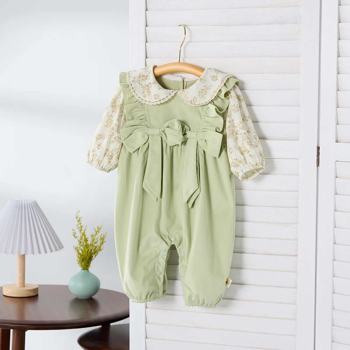 Spring Baby Girl Long-sleeved Romper