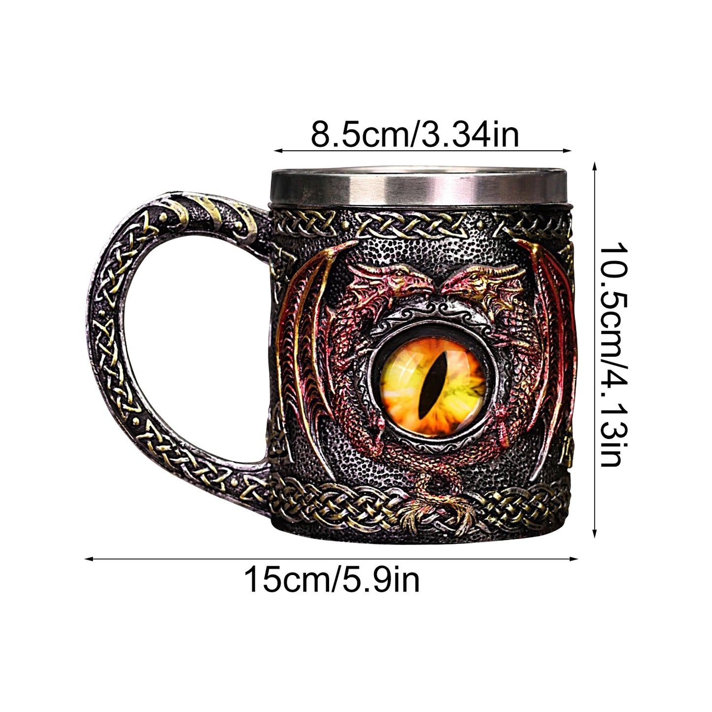 Viking Wood style Beer Mug