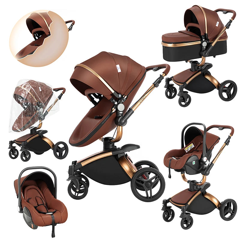 3 in 1 Strollers Baby Trolley