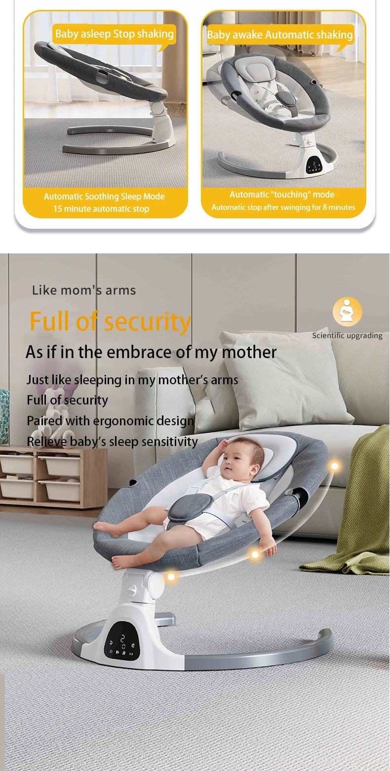 Rocking baby bed Electric cradle for newborn baby