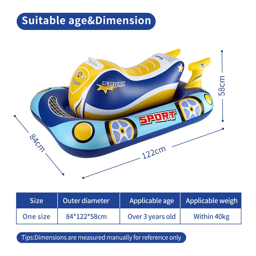 New Cool Motorboat Ring Floating