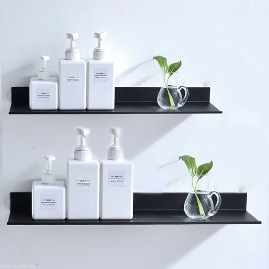 Floating Bathroom Shelves Without Drilling