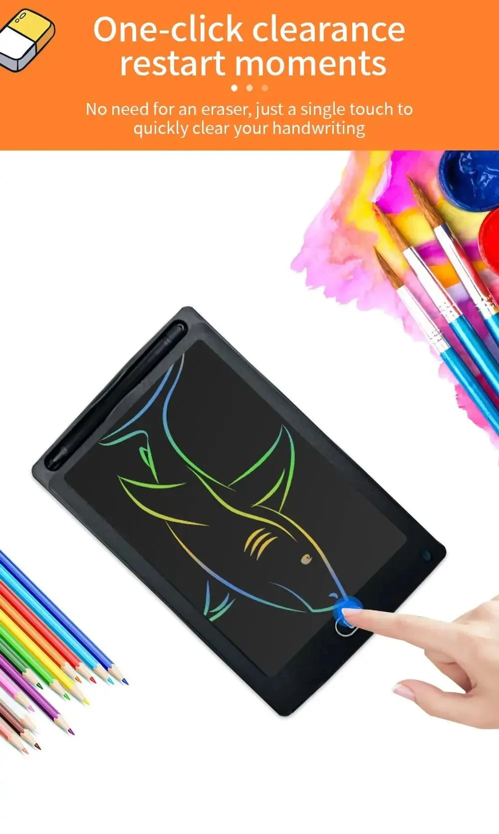 LCD Writing Tablet Kids Drawing Board